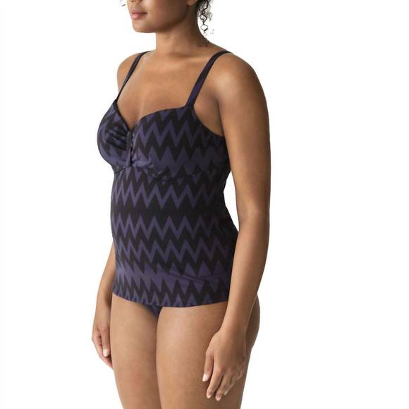 NEW PRIMADONNA venice padded tankini top in black - Picture 2 of 3